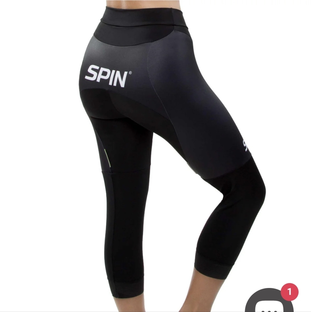 Spin Pro Size Small Mad Dog Black Cycling Knickers Padded Pants Spinning